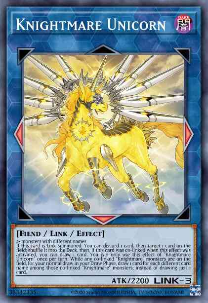 Knightmare Unicorn - GEIM-EN050 - Collector's Rare - 1st Edition