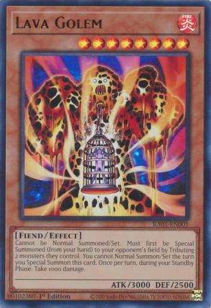 Lava Golem - RA01-EN001 - Ultra Rare - 1st Edition