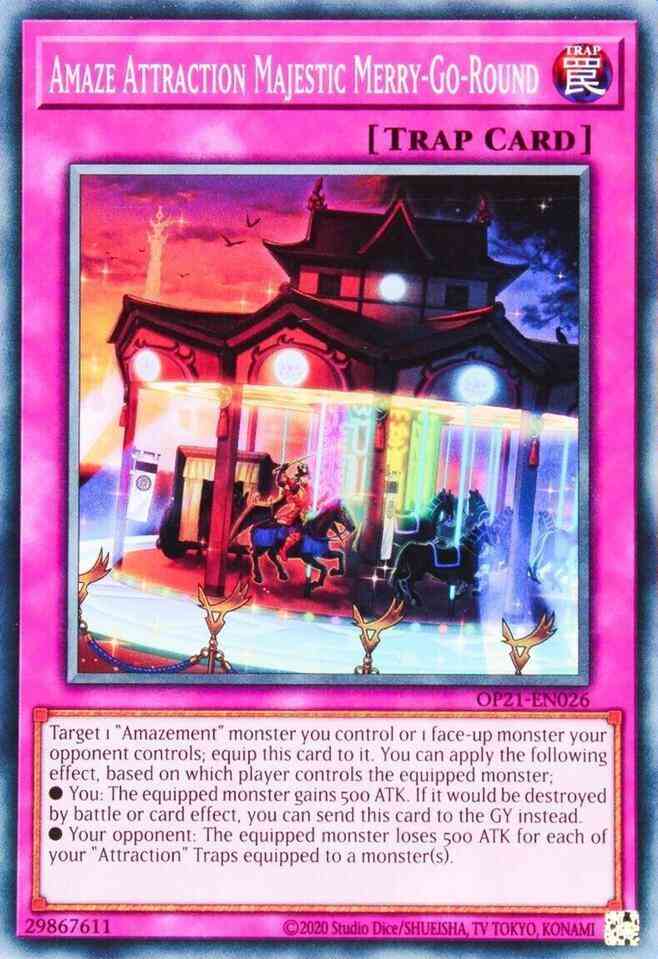 Amaze Attraction Majestic Merry-Go-Round - OP21-EN026 - Common - Unlimited