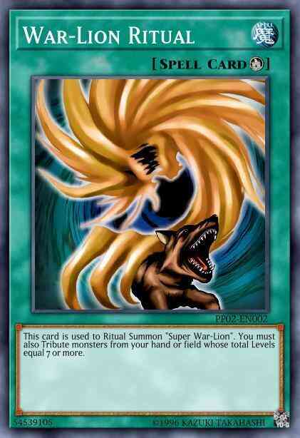 War-Lion Ritual - PP02-EN002 - Secret Rare - Unlimited