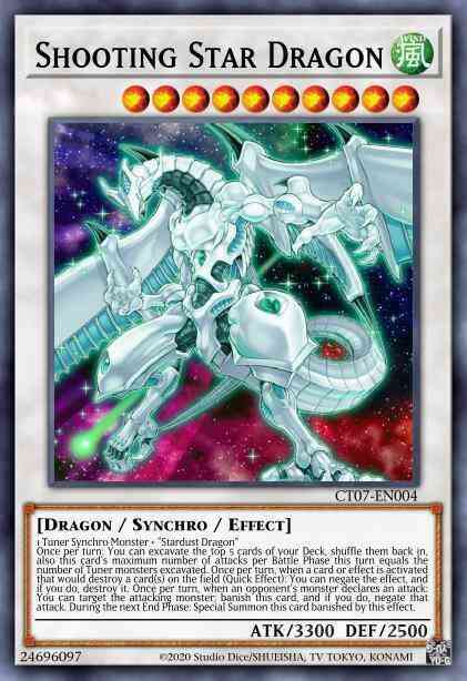 Shooting Star Dragon - STBL-EN040 - Ghost Rare - 1st Edition
