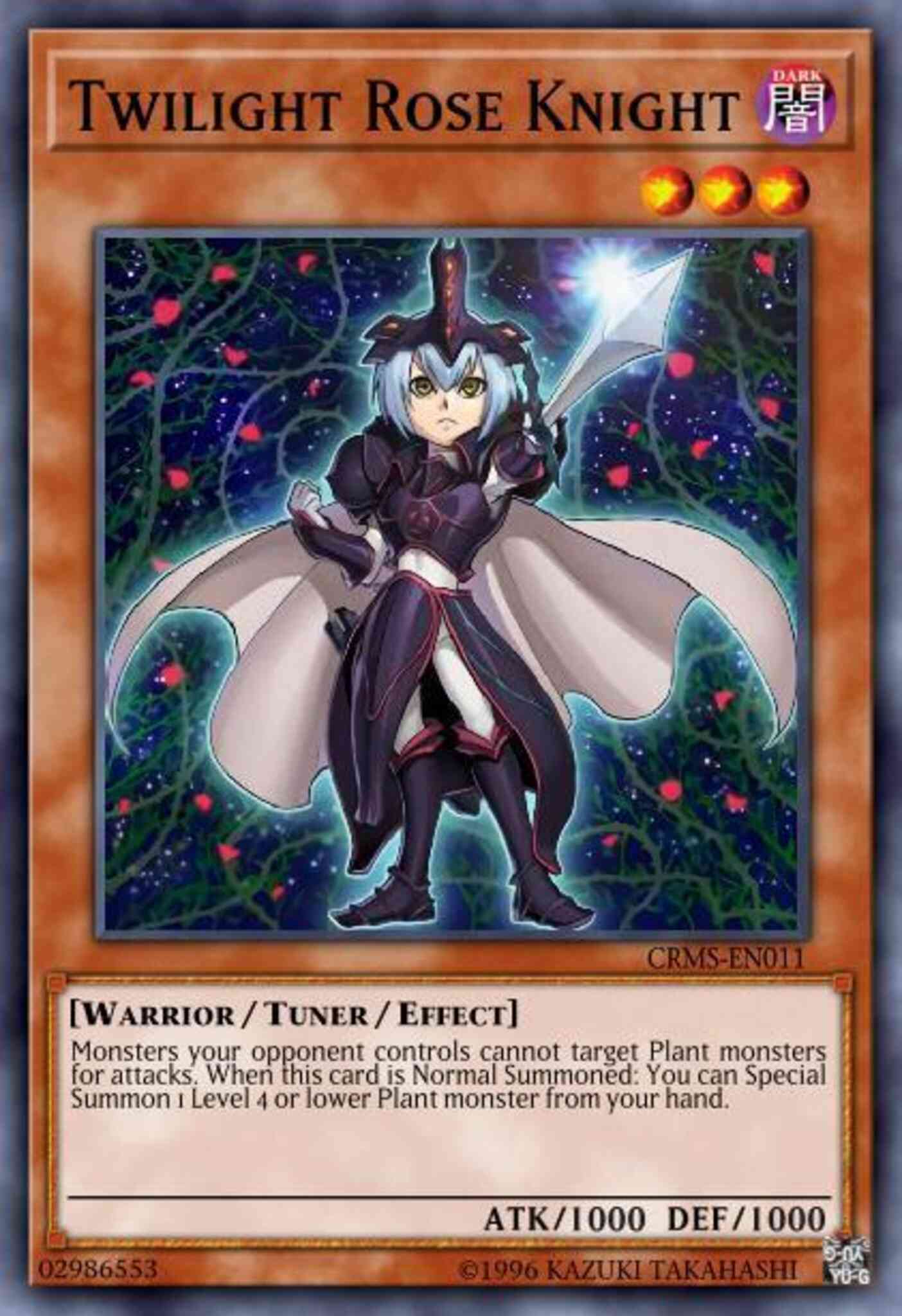 Twilight Rose Knight - LED4-EN029 - Common - 1st Edition