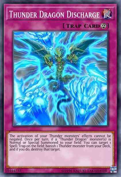 Thunder Dragon Discharge - MP19-EN208 - Common - 1st Edition