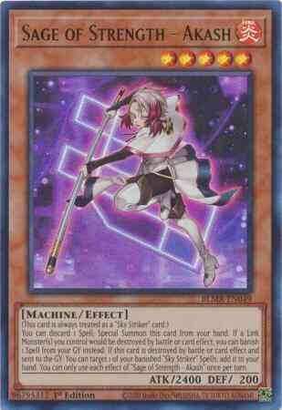 Sage of Strength - Akash - BLMR-EN049 - Ultra Rare - 1st Edition
