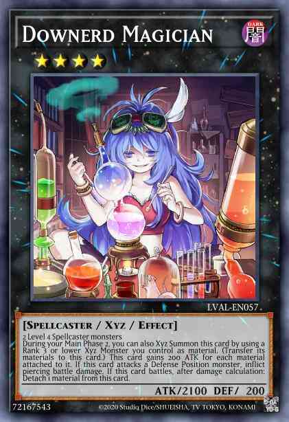 Downerd Magician - LVAL-EN057 - Secret Rare - Unlimited
