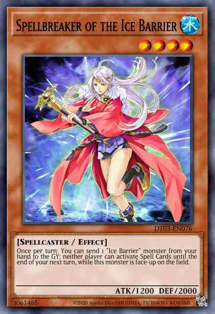 Spellbreaker of the Ice Barrier - DT03-EN076 - Duel Terminal Normal Parallel Rare - Duel Terminal