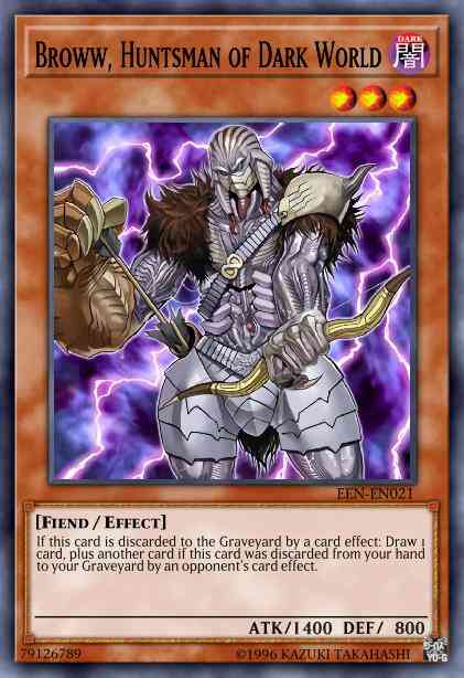 Broww, Huntsman of Dark World - LCJW-EN243 - Secret Rare - 1st Edition