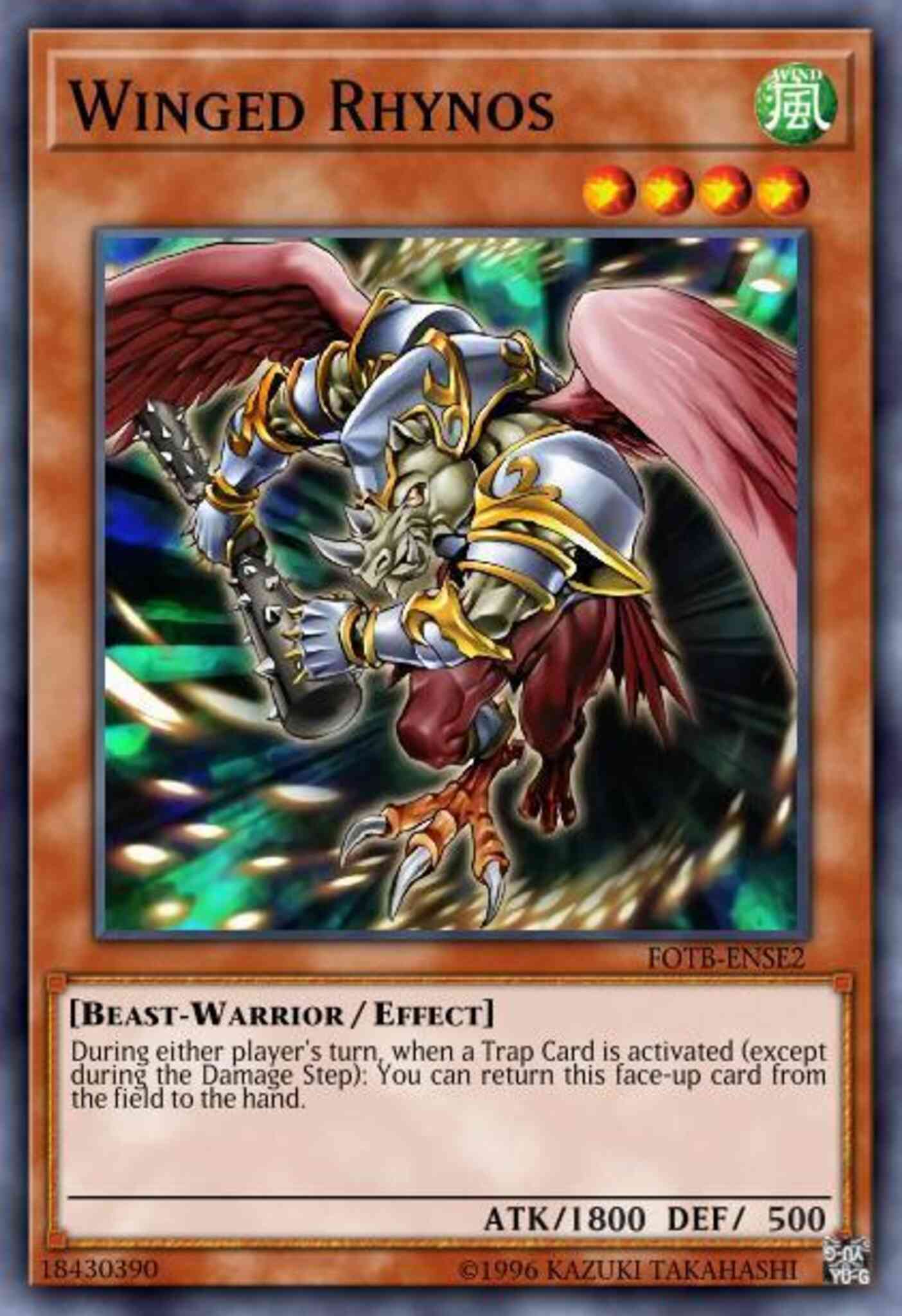 Winged Rhynos - GLD2-EN015 - Common - Limited