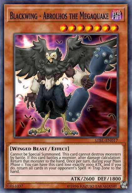 Blackwing - Abrolhos the Megaquake - STBL-EN017 - Rare - 1st Edition