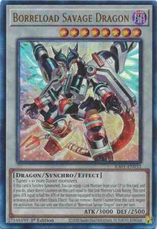 Borreload Savage Dragon - RA01-EN033 - Ultra Rare - 1st Edition