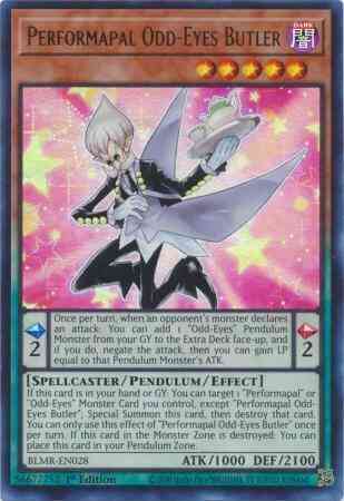 Performapal Odd-Eyes Butler - BLMR-EN028 - Ultra Rare - 1st Edition
