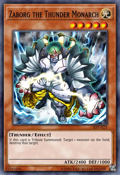 Zaborg the Thunder Monarch (Blue) - DL09-EN009 - Rare - Unlimited
