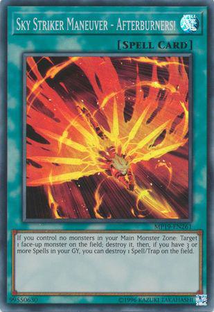 Sky Striker Maneuver - Afterburners! - MP19-EN261 - Super Rare - Unlimited