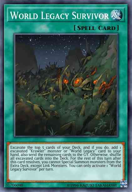 World Legacy Survivor - MP19-EN119 - Rare - 1st Edition