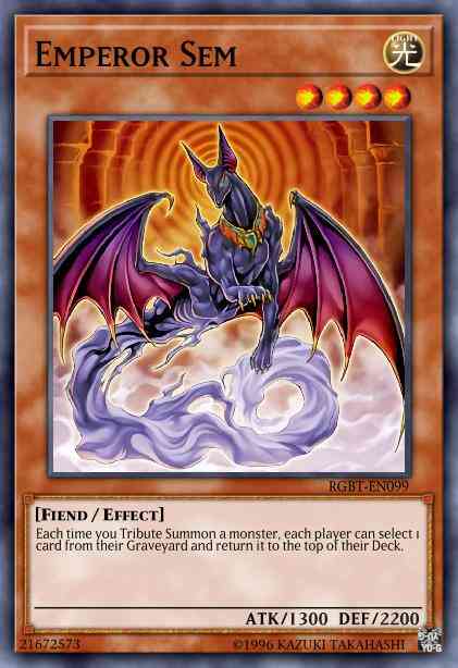 Emperor Sem - RGBT-EN099 - Rare - 1st Edition