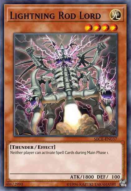 Lightning Rod Lord - MP15-EN216 - Super Rare - 1st Edition