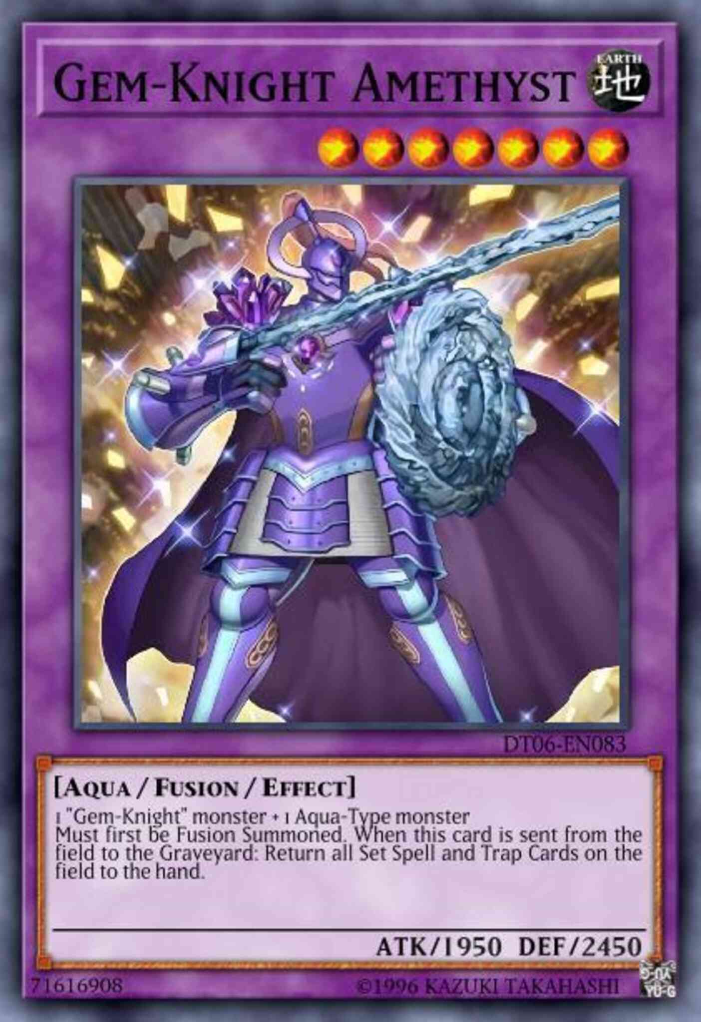 Gem-Knight Amethyst - DT06-EN083 - Duel Terminal Super Parallel Rare - Duel Terminal