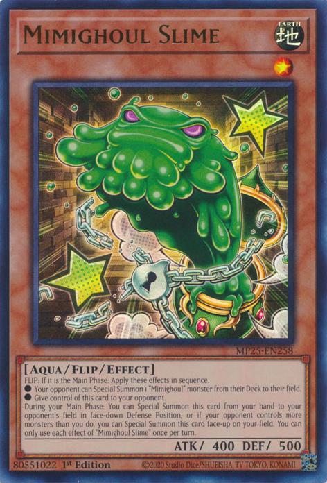 Mimighoul Slime - MP25-EN258 - Ultra Rare - 1st Edition