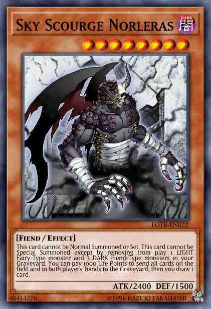 Sky Scourge Norleras - FOTB-EN022 - Super Rare - Unlimited