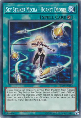 Sky Striker Mecha - Hornet Drones - MP19-EN263 - Common - Unlimited