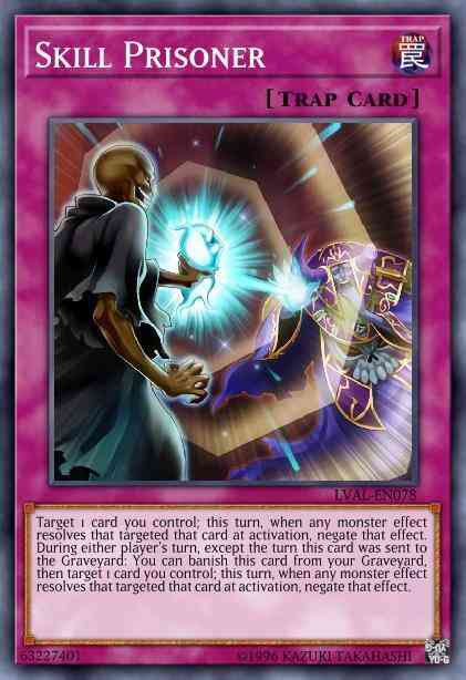 Skill Prisoner - LVAL-EN078 - Super Rare - 1st Edition