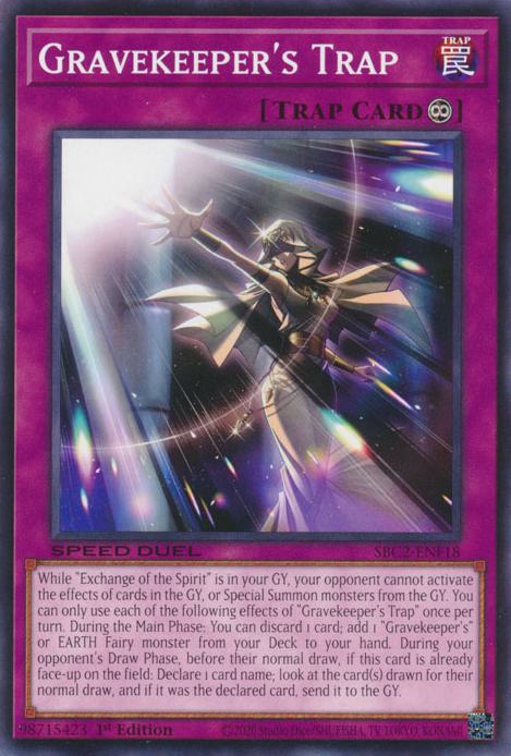 Gravekeeper's Trap - SBC2-ENF18 - Common - 1st Edition