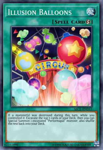 Illusion Balloons - SP15-EN044 - Shatterfoil Rare - 1st Edition