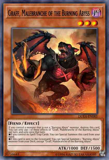 Graff, Malebranche of the Burning Abyss - AP08-EN007 - Super Rare - Unlimited