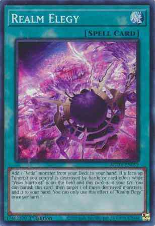 Realm Elegy - AGOV-EN052 - Super Rare - 1st Edition