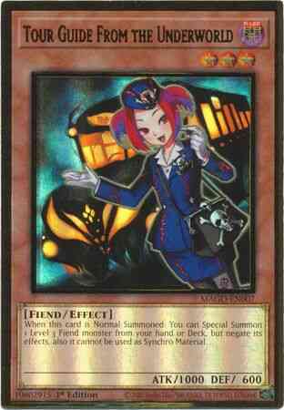 Tour Guide From the Underworld - MAGO-EN007 - Premium Gold Rare - 1st Edition