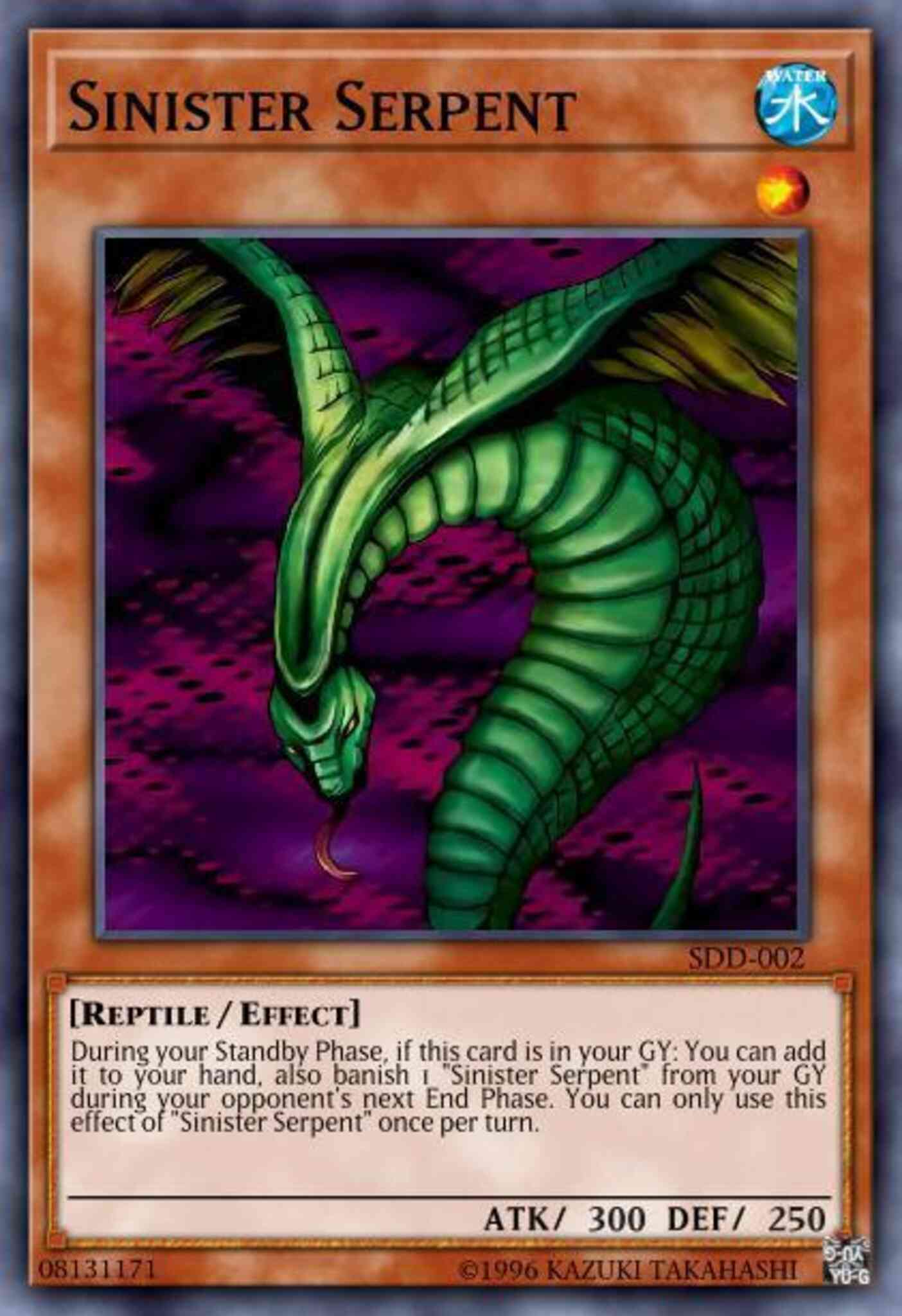 Sinister Serpent - BP02-EN015 - Common - 1st Edition