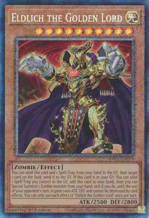 Eldlich the Golden Lord - RA01-EN019 - Prismatic Collector's Rare - 1st Edition