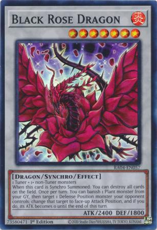 Black Rose Dragon - RA04-EN057 - Super Rare - 1st Edition