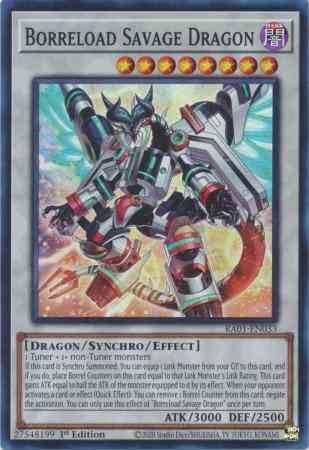 Borreload Savage Dragon - RA01-EN033 - Super Rare - 1st Edition