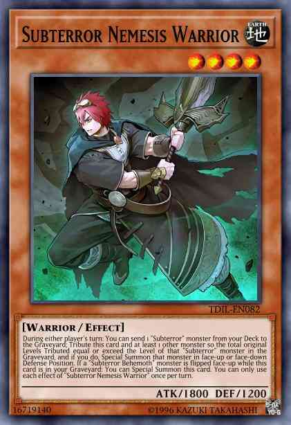 Subterror Nemesis Warrior - TDIL-EN082 - Rare - 1st Edition