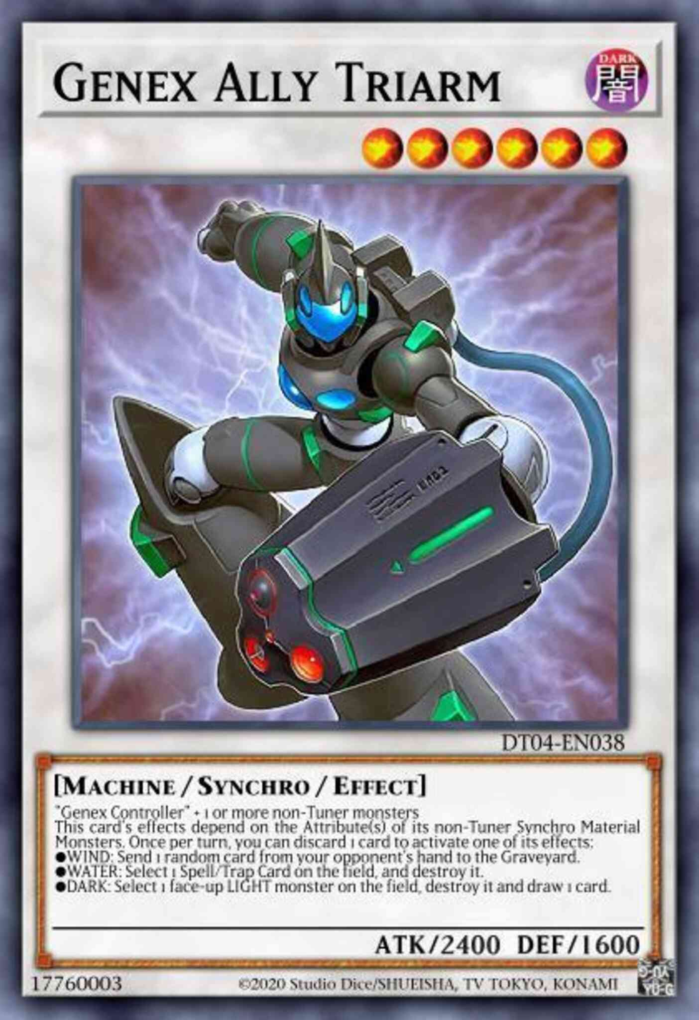 Genex Ally Triarm - HA04-EN026 - Secret Rare - 1st Edition