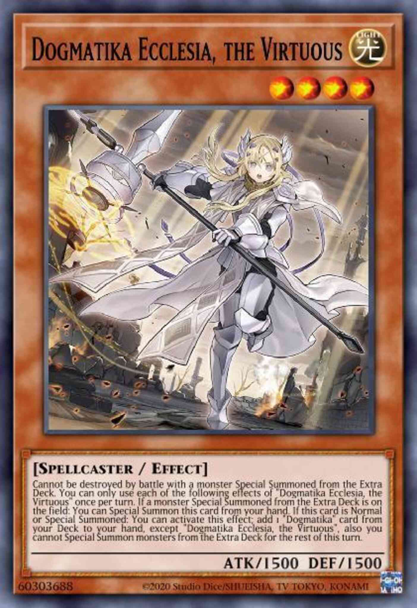 Dogmatika Ecclesia, the Virtuous - ROTD-EN005 - Starlight Rare - 1st Edition