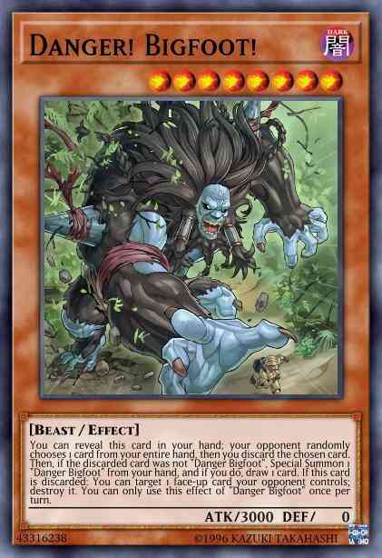 Danger! Bigfoot! - CYHO-EN082 - Secret Rare - Unlimited