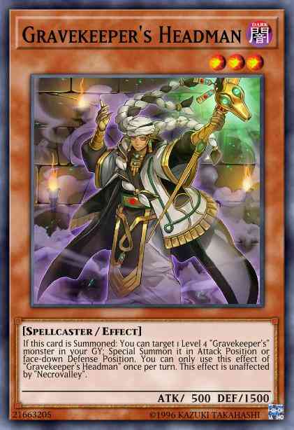 Gravekeeper's Headman - MP19-EN163 - Common - 1st Edition