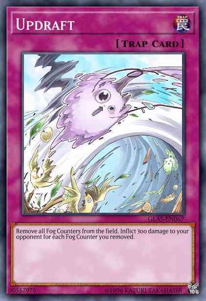 Updraft - GLAS-EN067 - Super Rare - 1st Edition