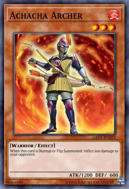 Achacha Archer - SP13-EN004 - Common - 1st Edition