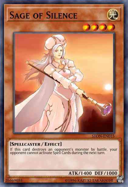 Sage of Silence - STON-EN015 - Ultimate Rare - 1st Edition