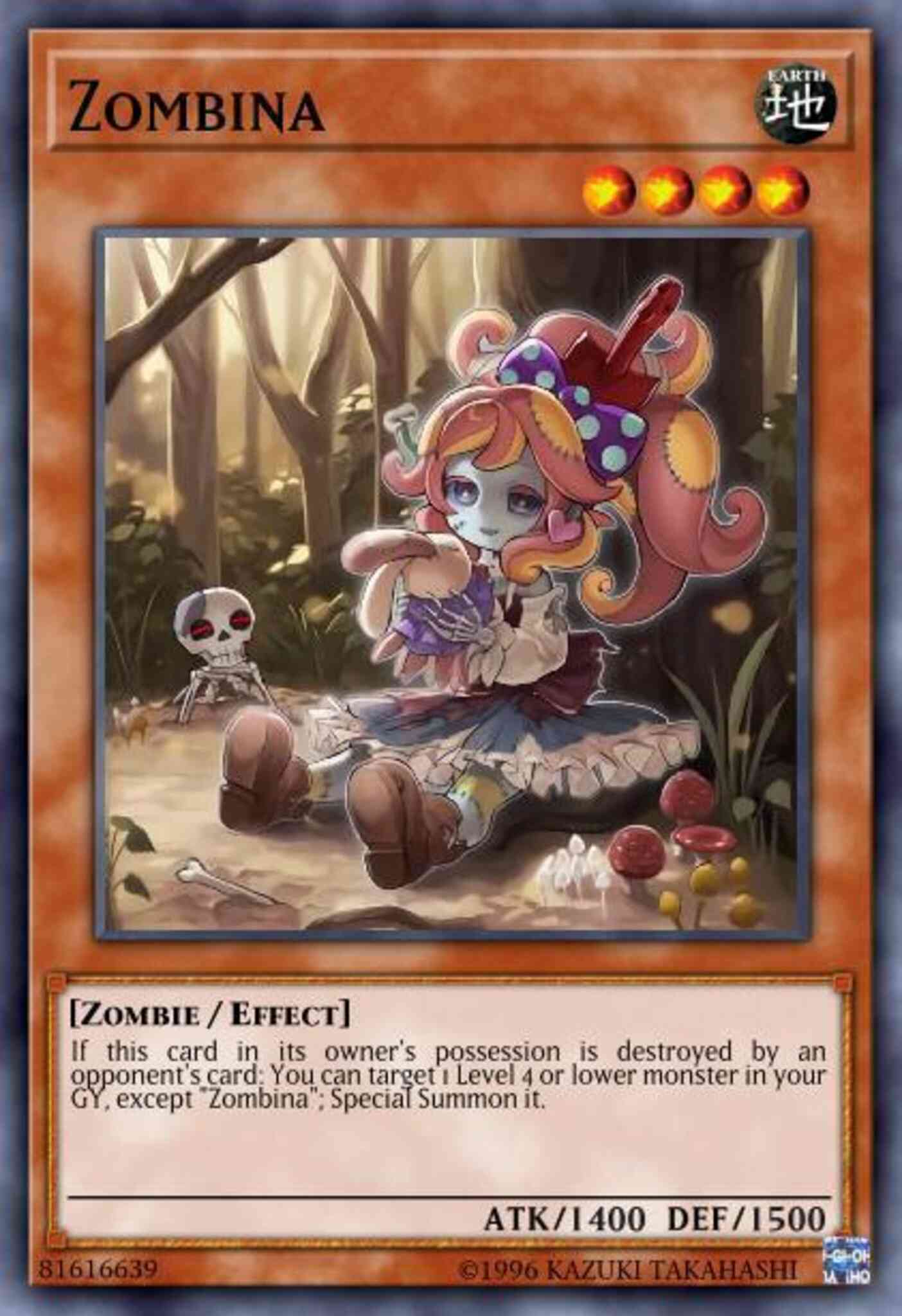 Zombina - COTD-EN033 - Common - 1st Edition