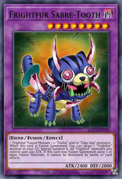 Frightfur Sabre-Tooth - TOCH-EN048 - Super Rare - Unlimited
