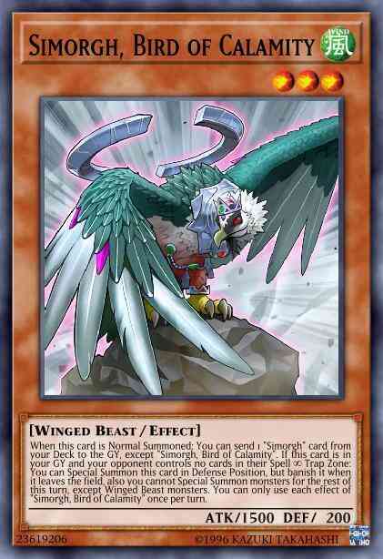 Simorgh, Bird of Calamity - RIRA-EN019 - Common - 1st Edition