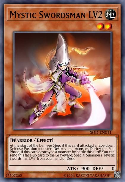 Mystic Swordsman LV2 - SOD-EN011 - Ultimate Rare - Unlimited