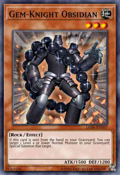 Gem-Knight Obsidian - AP08-EN020 - Common - Unlimited