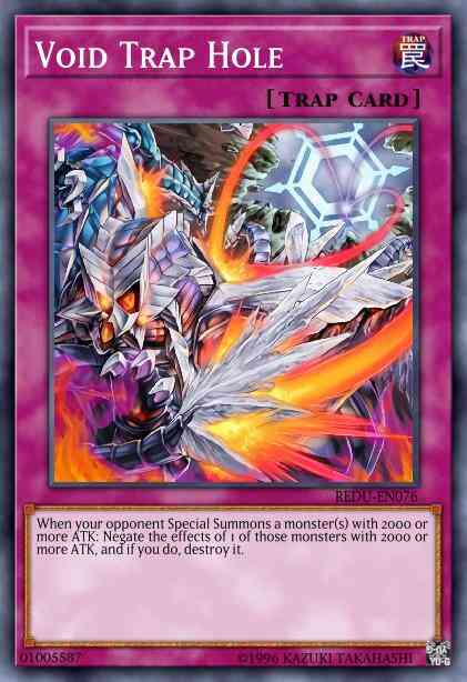 Void Trap Hole - PGL3-EN038 - Gold Secret Rare - 1st Edition