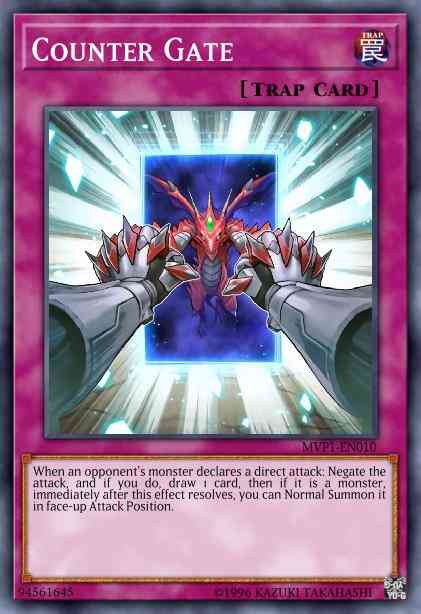 Counter Gate - MVP1-ENG10 - Gold Rare - 1st Edition