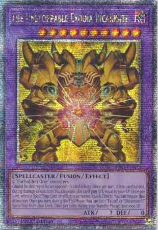 The Unstoppable Exodia Incarnate - INFO-EN033 - Quarter Century Secret Rare - 1st Edition